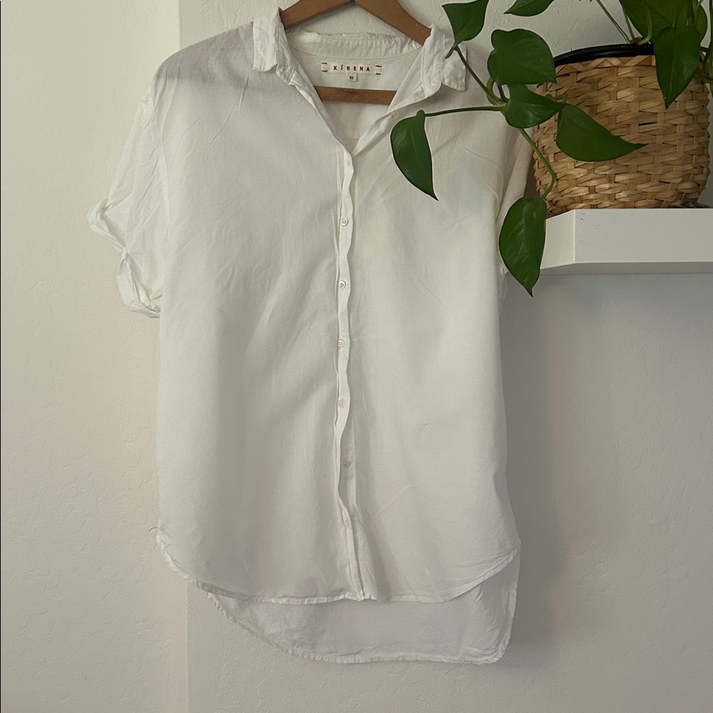 Xirena White Button Down Shirt